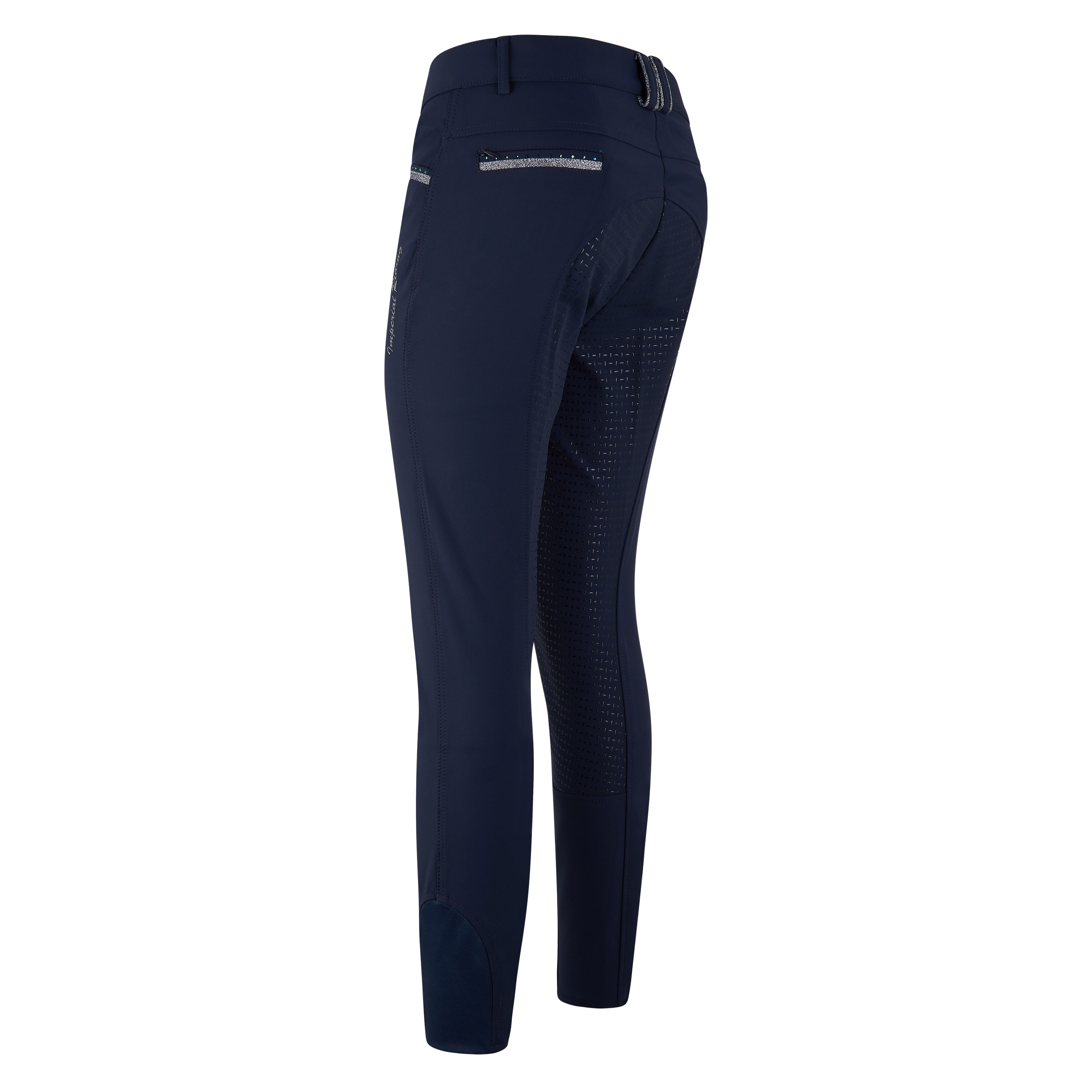 Imperial Riding | Reithose Capone Full Grip mit Glitzerakzenten Navy | 38