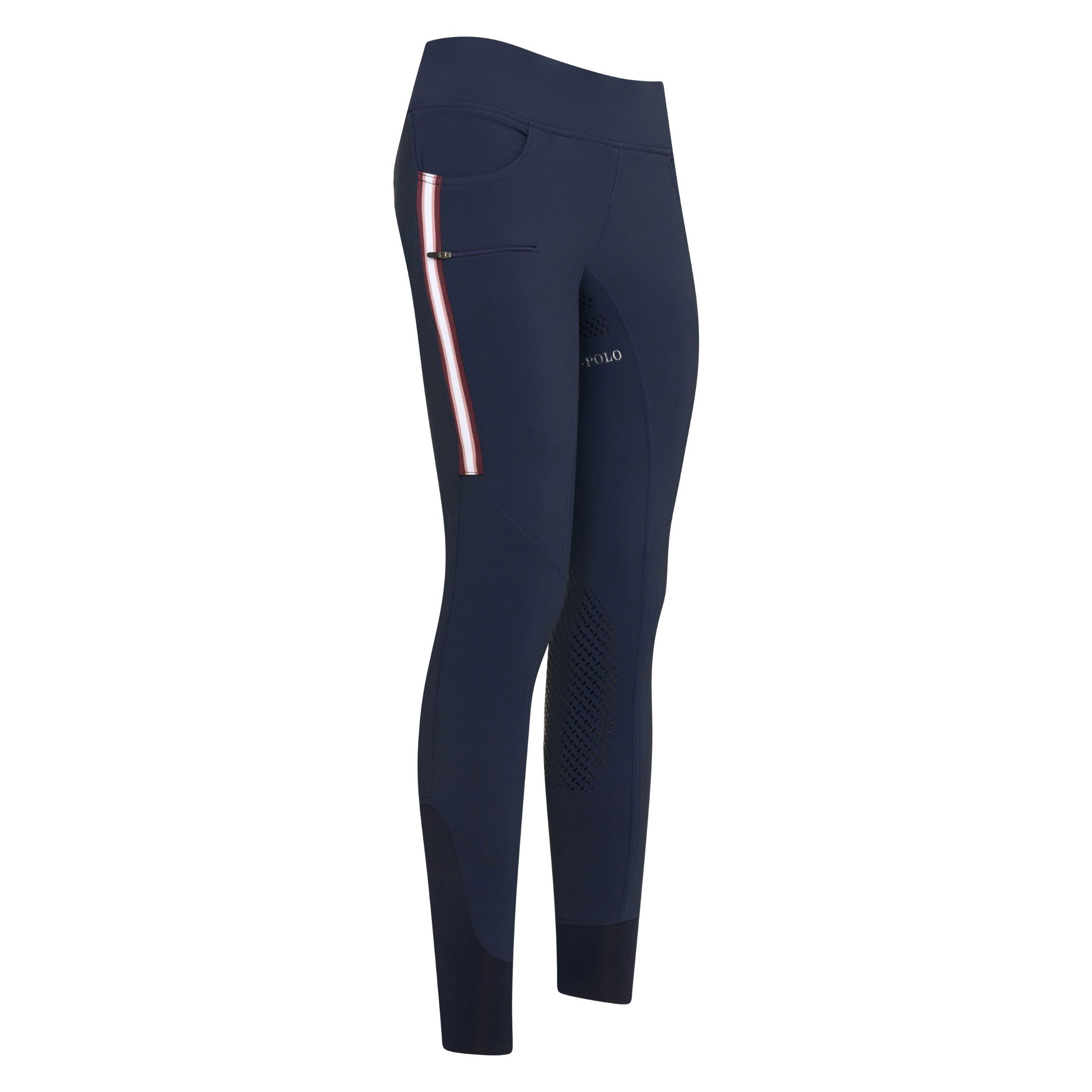 HVP - Reitleggings Marijn | Full Grip | Navy-Mauve | 42