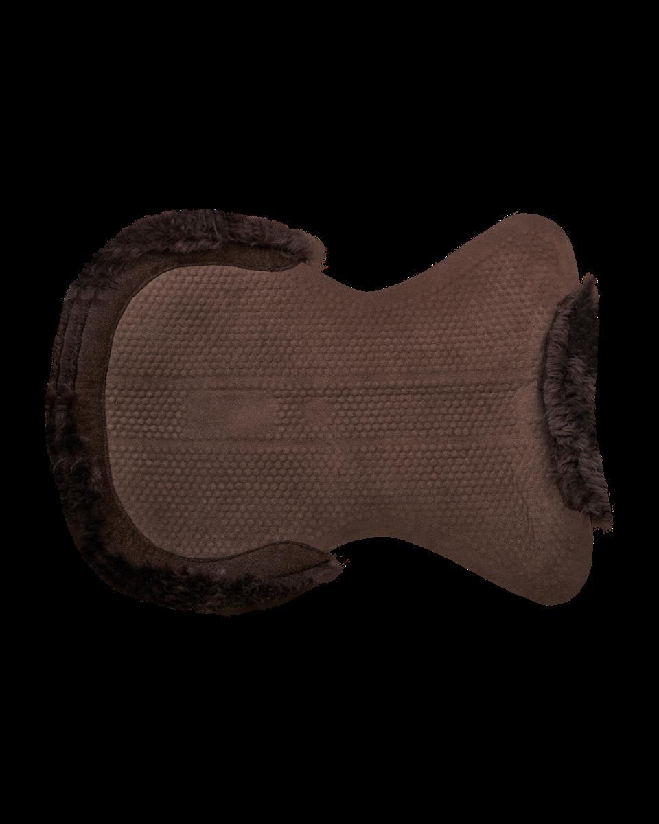 Acavallo | Classic Gel Pad Dri-Lex  mit Schaffell Braun | Gel Braun | L