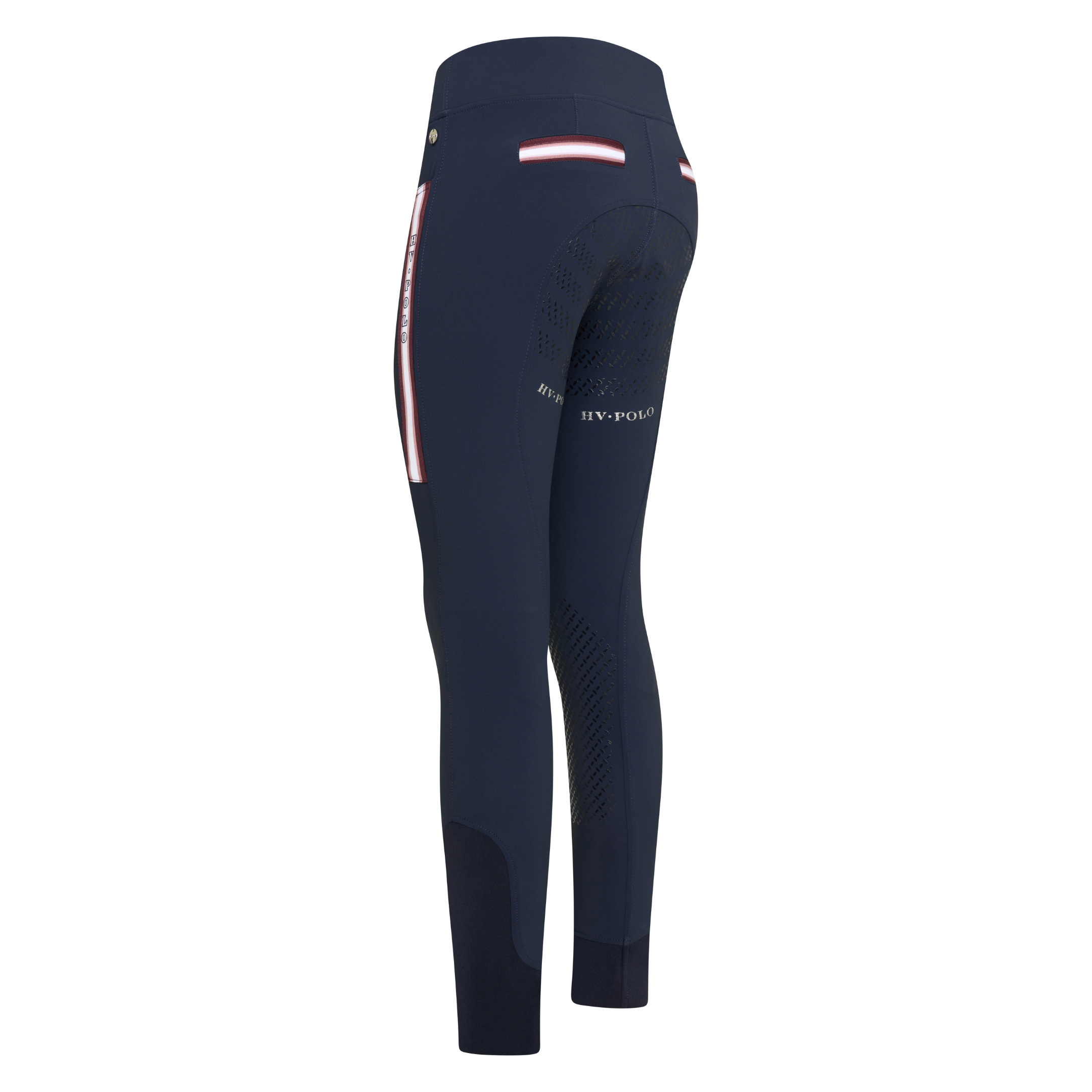 HVP - Reitleggings Marijn | Full Grip | Navy-Mauve | 40