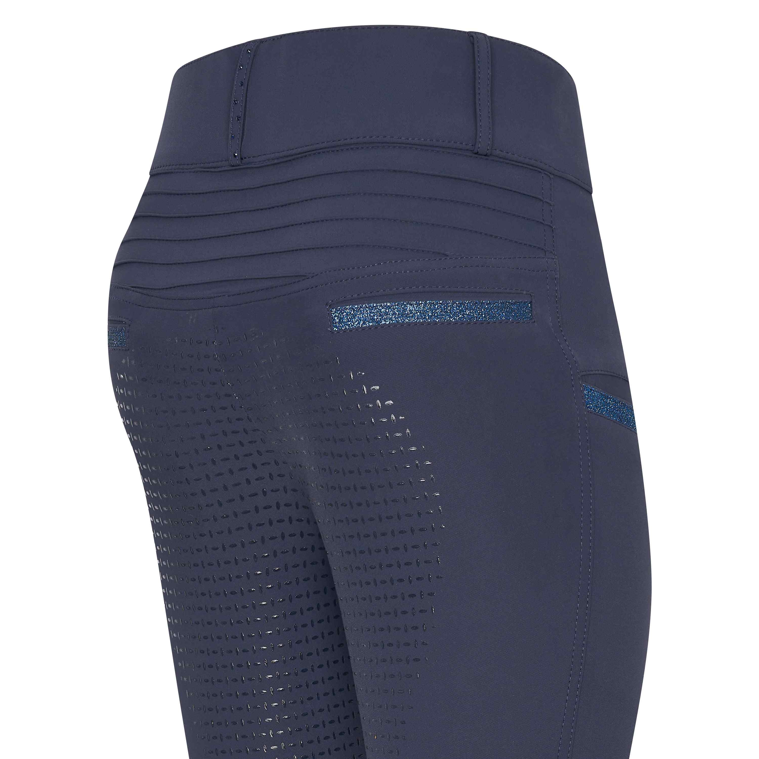 Imperial Riding | Reitleggins Shiny Sparks Full Grip Navy | 40