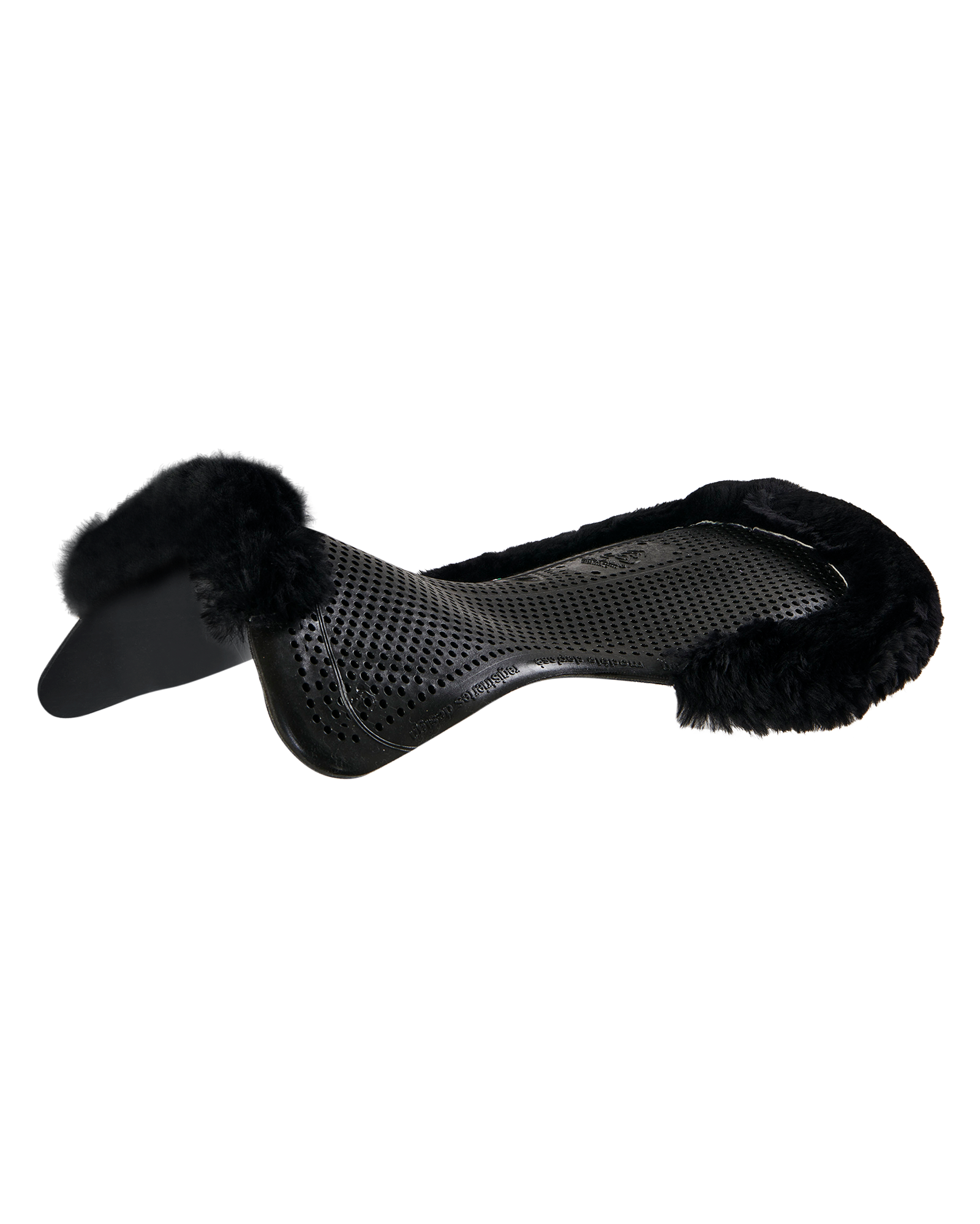 Acavallo | Classic Gel Pad Dri-Lex  mit Schaffell Schwarz | Gel Schwarz | M