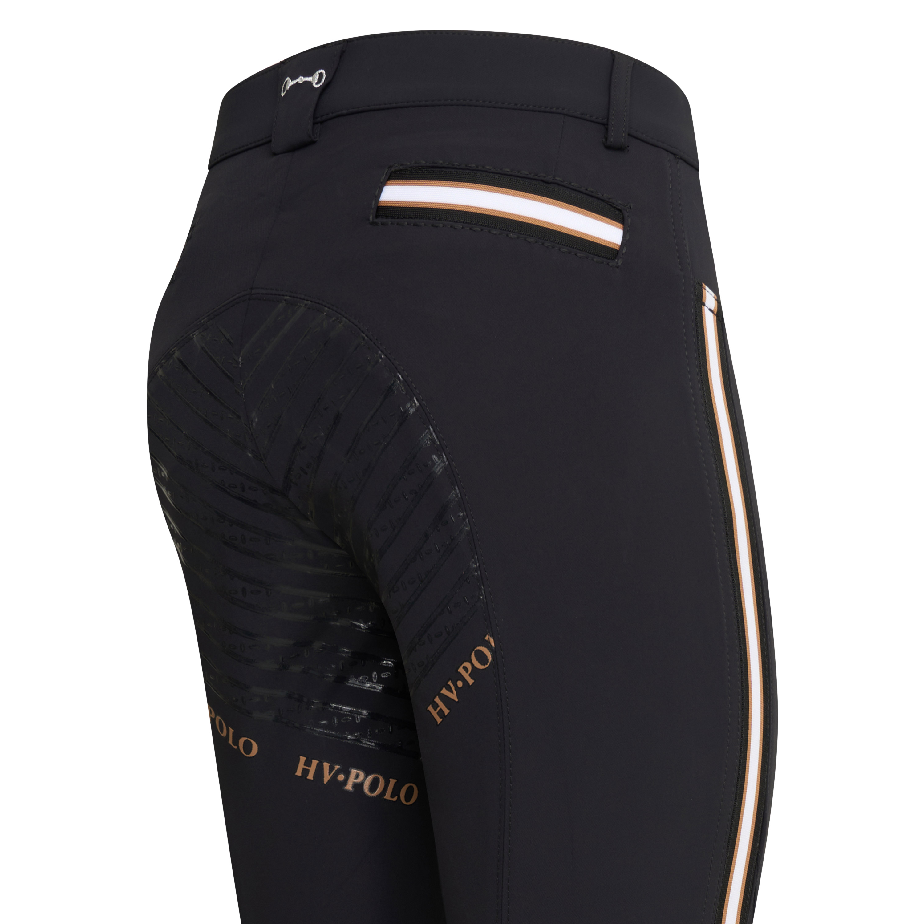 HVP | Reithose Marijn | Full Grip | Black-Caramel | 40