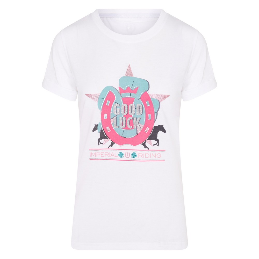 Imperial Riding | T-Shirt IRHGood Luck Weiß XS