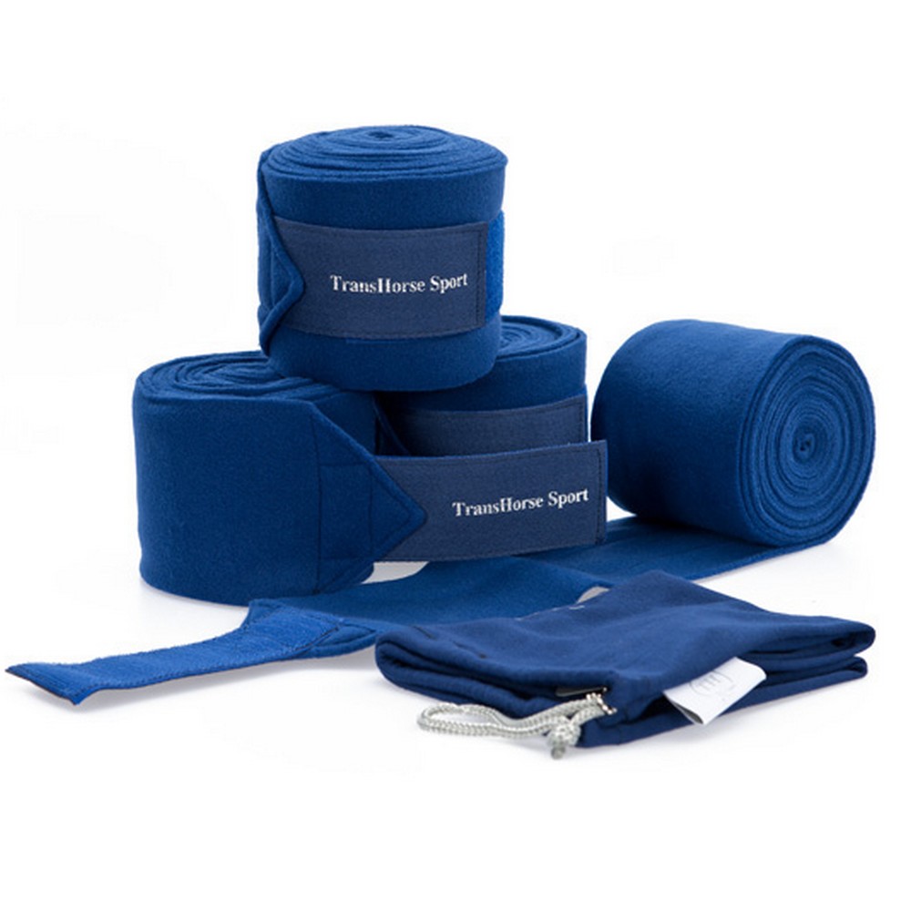 TransHorse Sport | Bandagen 4er Set THS Blau Warmblut