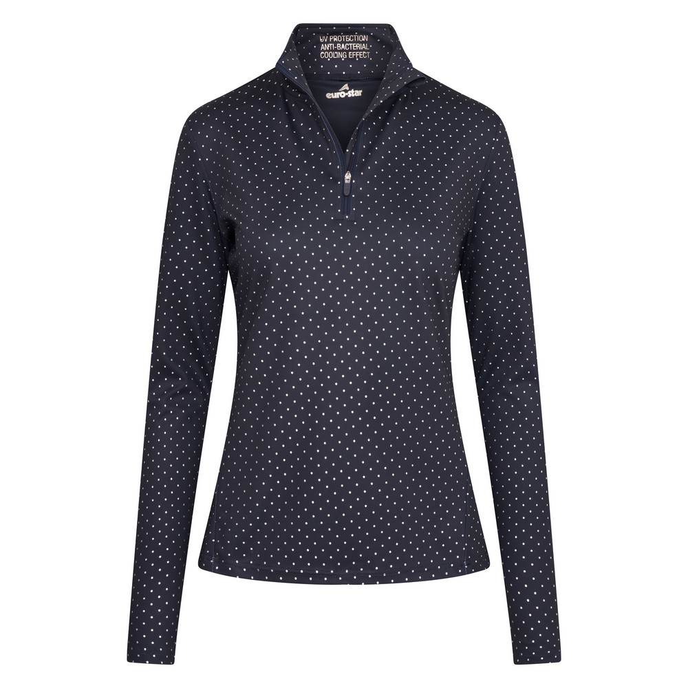 Euro Star Reitmoden | Trainingsshirt ESSonne Navy XS