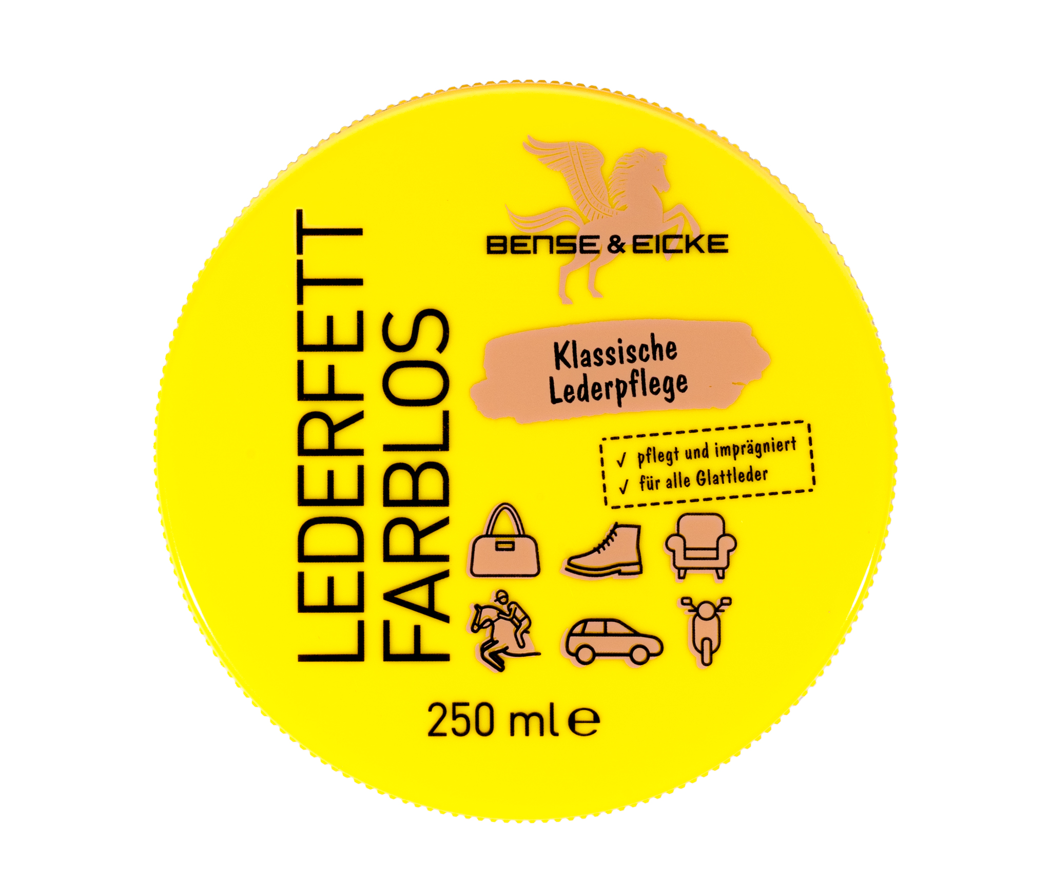 Bense & Eicke | Lederfett farblos - Der Klassiker - 250 ml