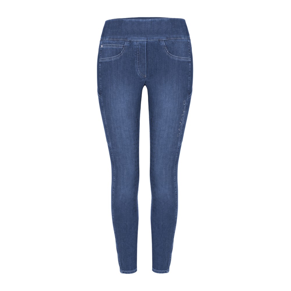 Cavallo | Reitleggings Carly Grip RL Blue Washed 34