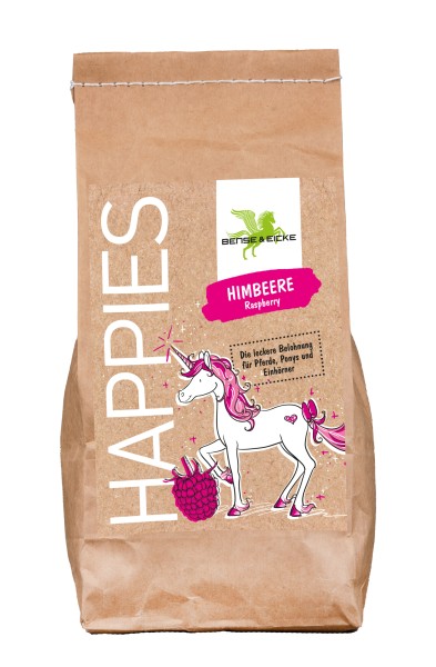 Bense&Eicke | Happies | Himbeere - Unicorn Edition | 1kg | Natürliche und gesunde Leckerlies